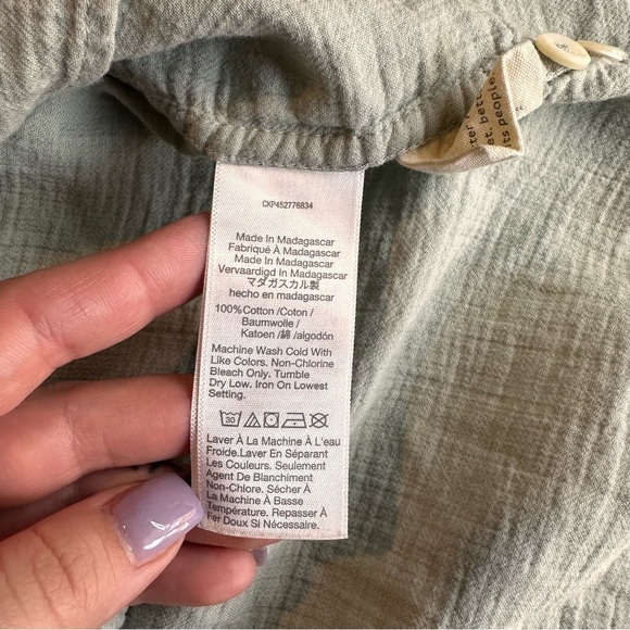 Madewell Green Casual Button Down Shirt - Picture 10 of 12